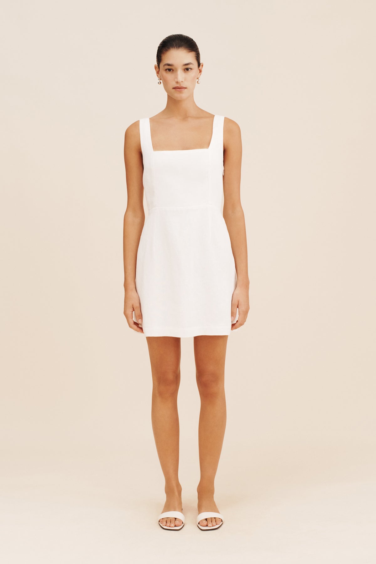 SKYLA MINI DRESS - IVORY