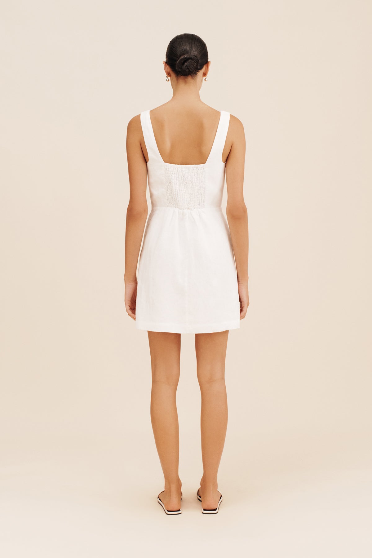 SKYLA MINI DRESS - IVORY