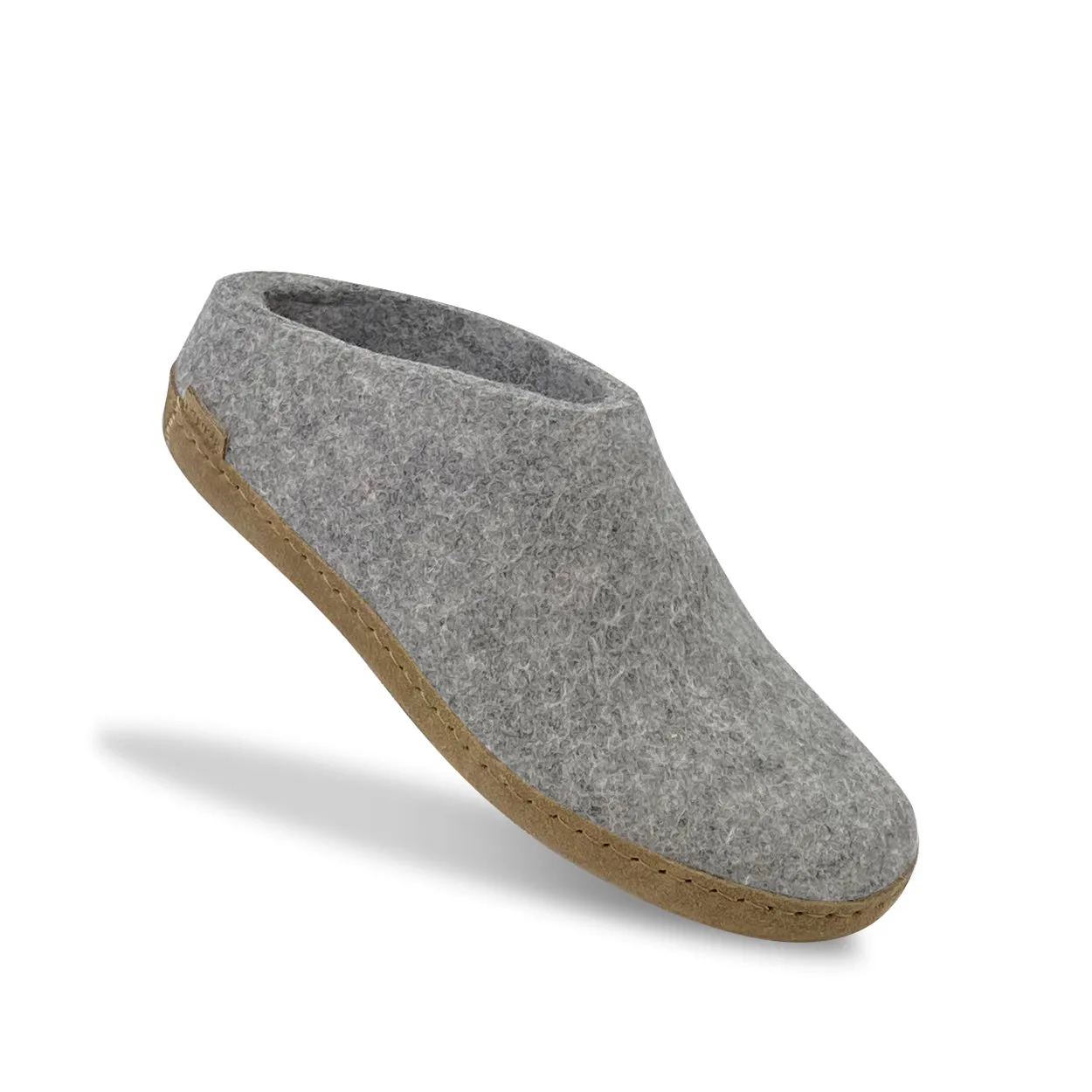 Slip-on with leather sole - Grey