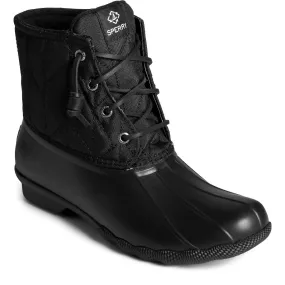 Sperry Saltwater SeaCycled RPET Nylon Boot Black