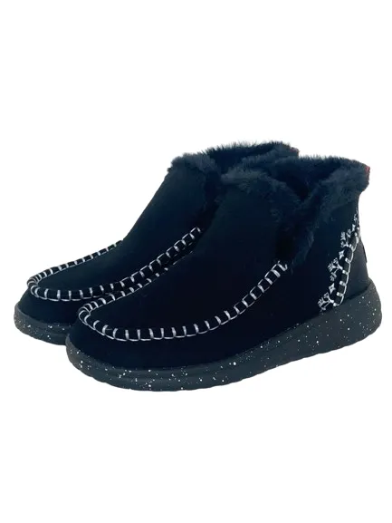 STIVALETTO DONNA NERO 40208 DENNY WOOL