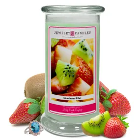 Strawberries & Kiwi Jewelry Candle Made in USA