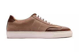 Suede & Smooth Leather combo Oxford Sneaker