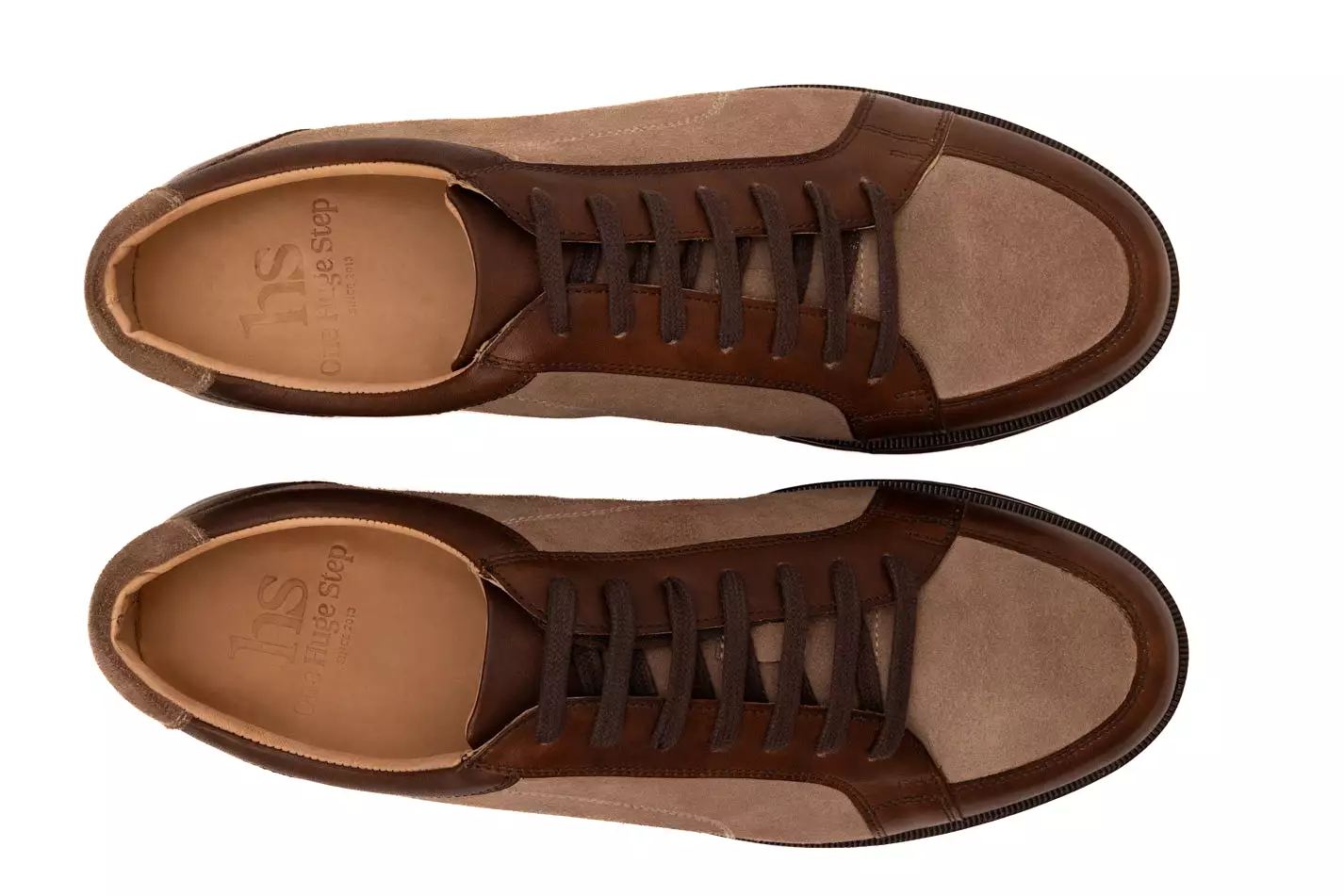 Suede & Smooth Leather Combo Sneaker