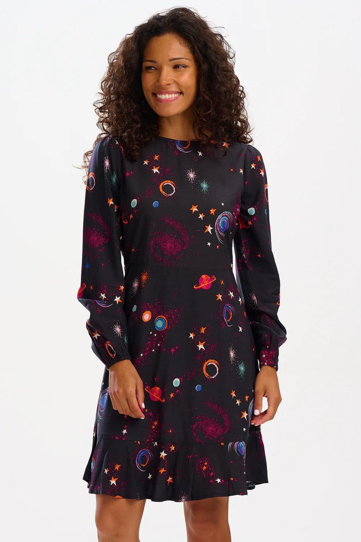 Sugarhill - Juliette Dress - Black Universe