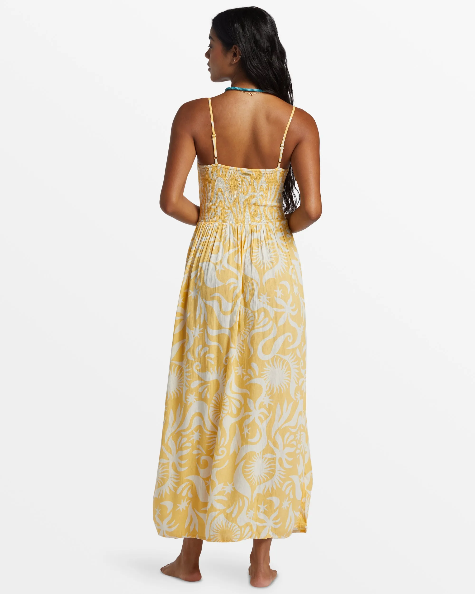 Sunspell Midi Dress - Gold