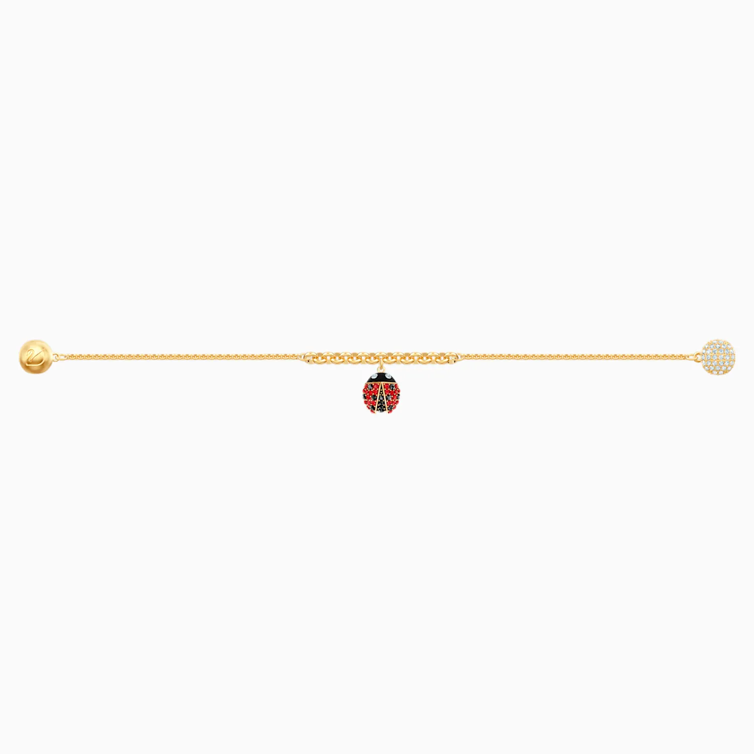 Swarovski Jewelry REMIX COLLECTION LADYBUG STRAND, Gold Tone, S -5479016