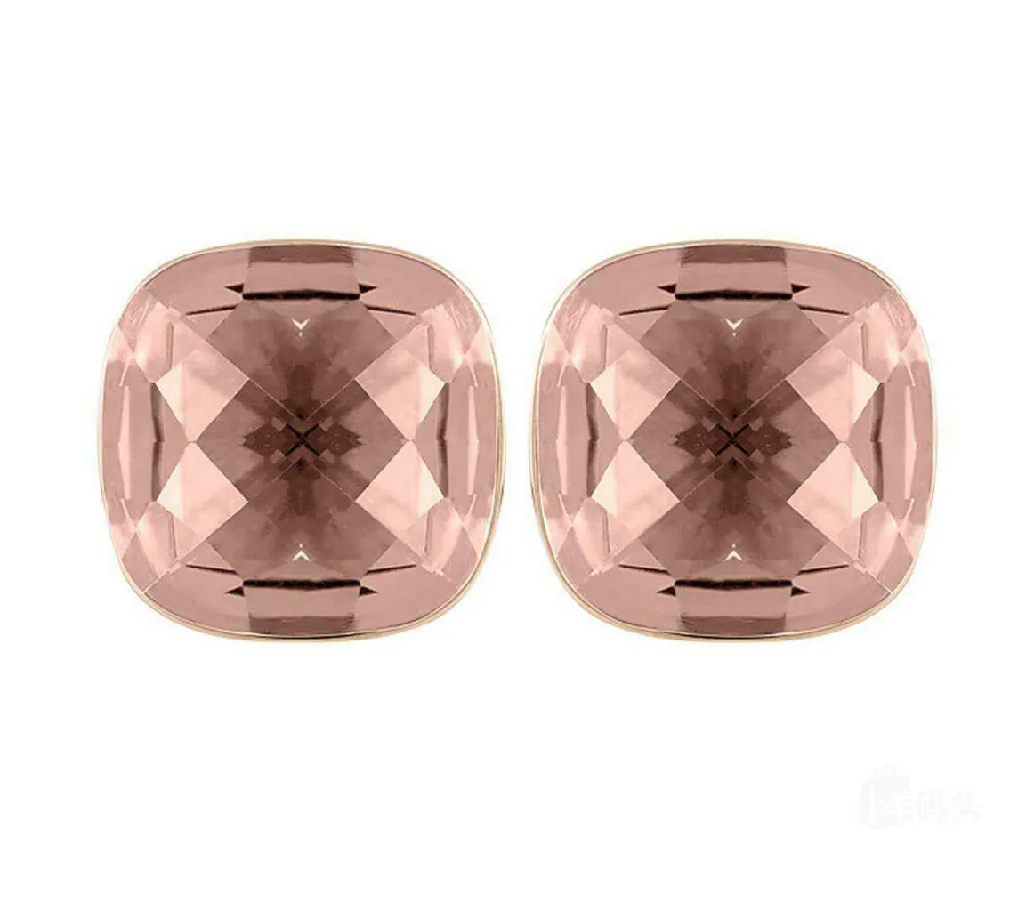 Swarovski Rose Crystal JEWELRY LEA Rose Gold Pierced Stud Earrings #5101223