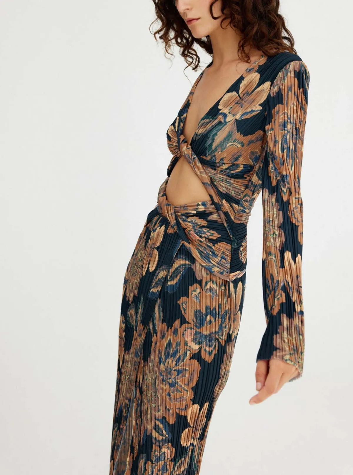 Tapestry Lori Maxi Dress - Gold