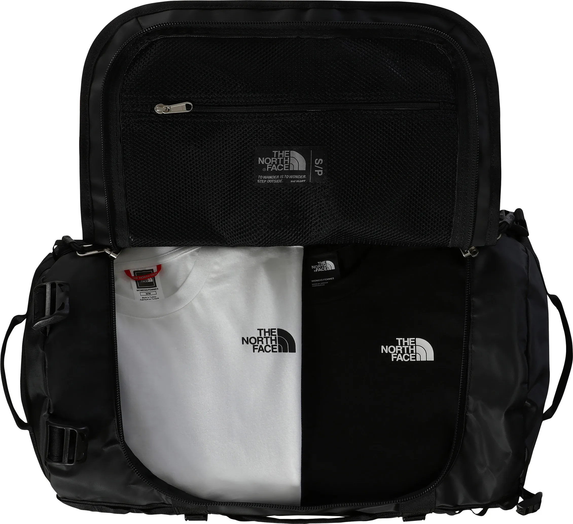 The North Face Base Camp Duffel - S TNF Black/TNF White | Buy The North Face Base Camp Duffel - S TNF Black/TNF White here | Out