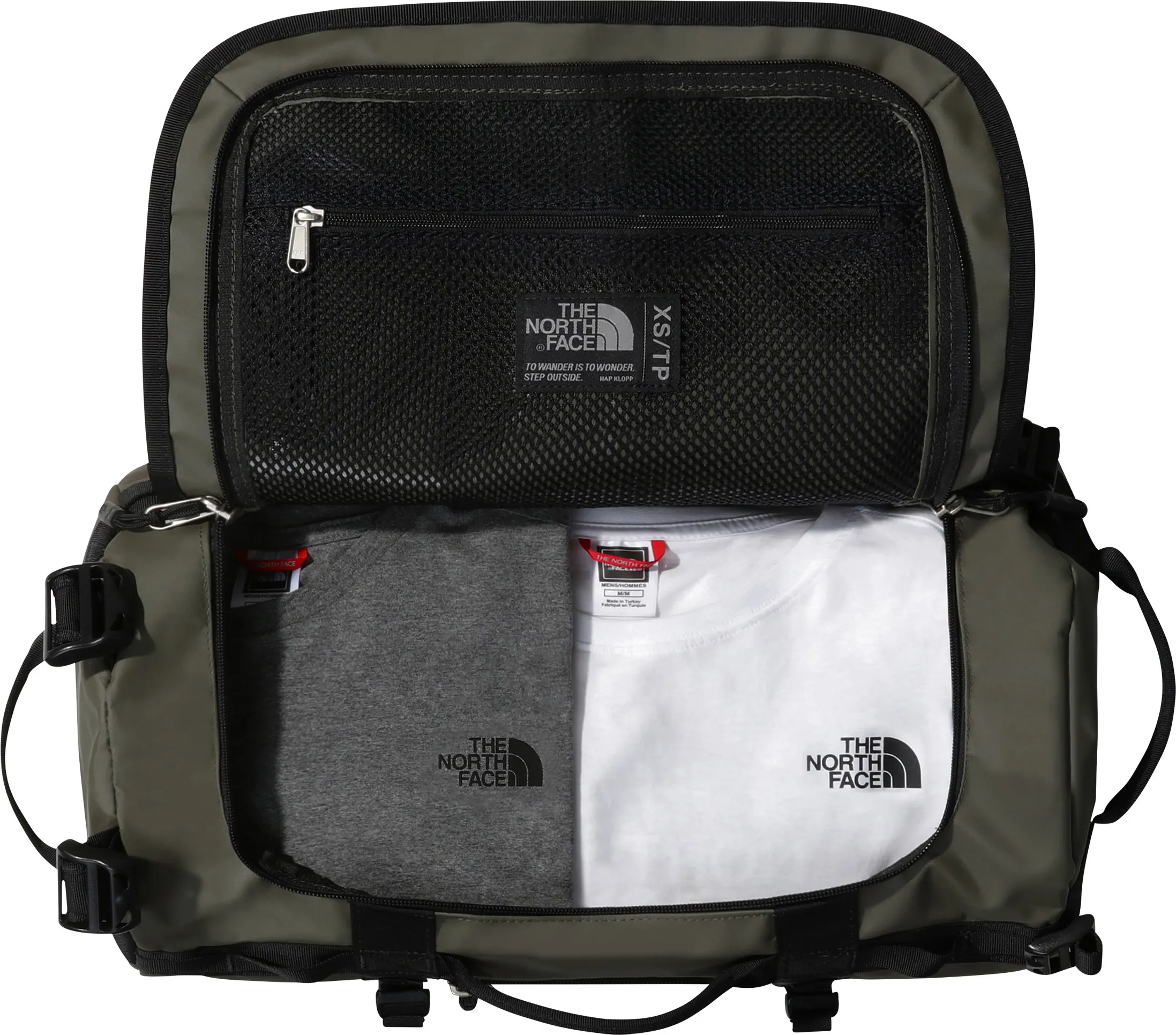 The North Face Base Camp Duffel - XS New Taupe Green/TNF Black | Buy The North Face Base Camp Duffel - XS New Taupe Green/TNF Bl