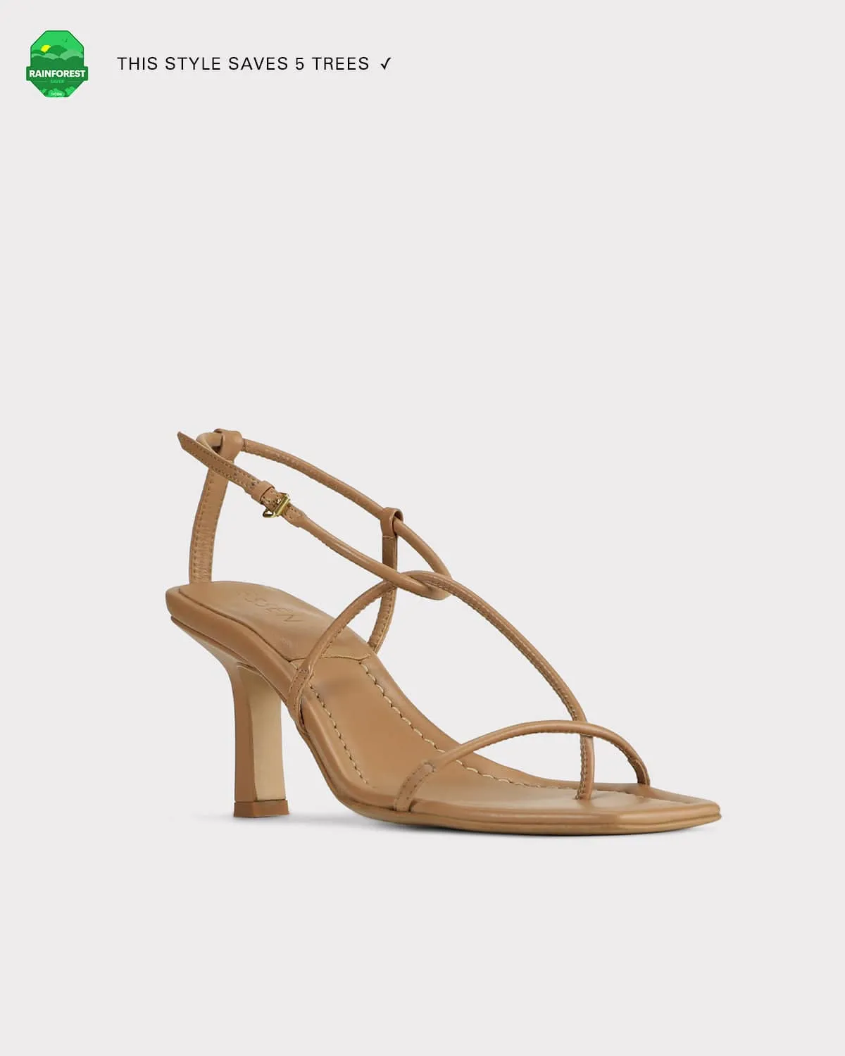 The Strappy Sandal - Almond