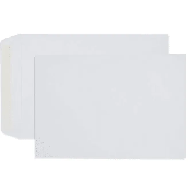 Tudor 196971 Pocket Peel And Seal White Envelopes 405x305mm Box Of 250