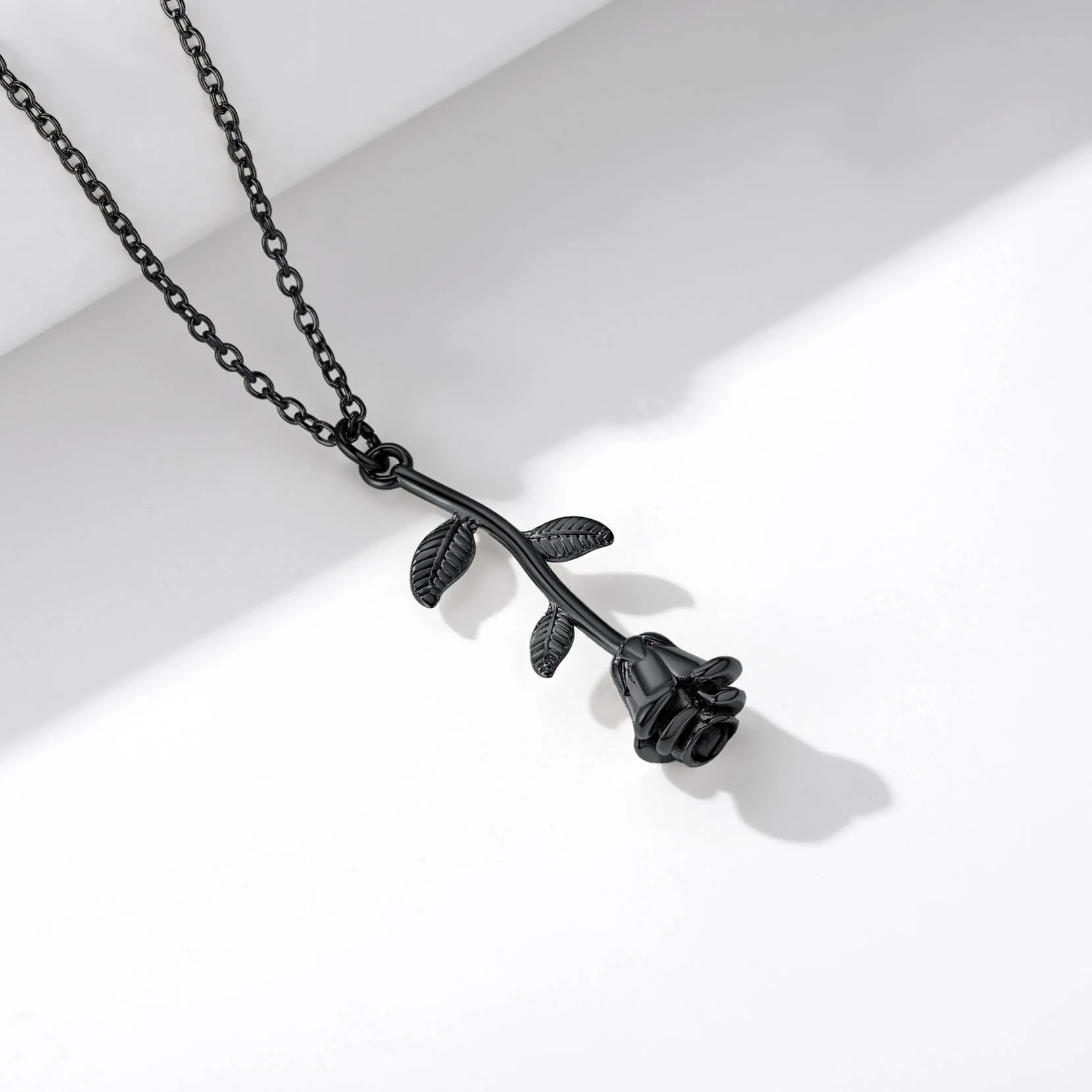 U7 Jewelry Cremation Keepsake Rose Urn Necklace For Ashes