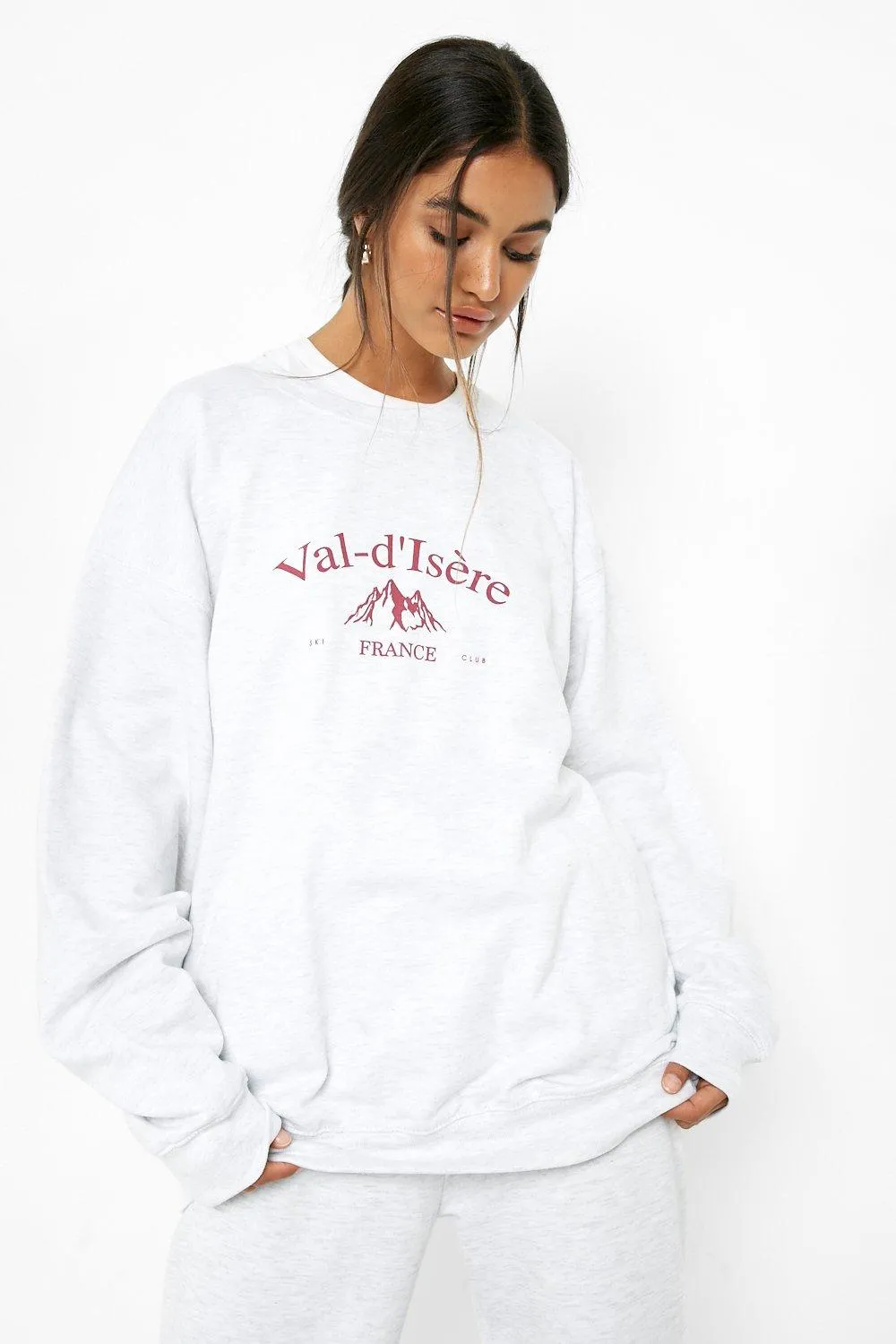 Val D'isere Ski Oversized Sweater