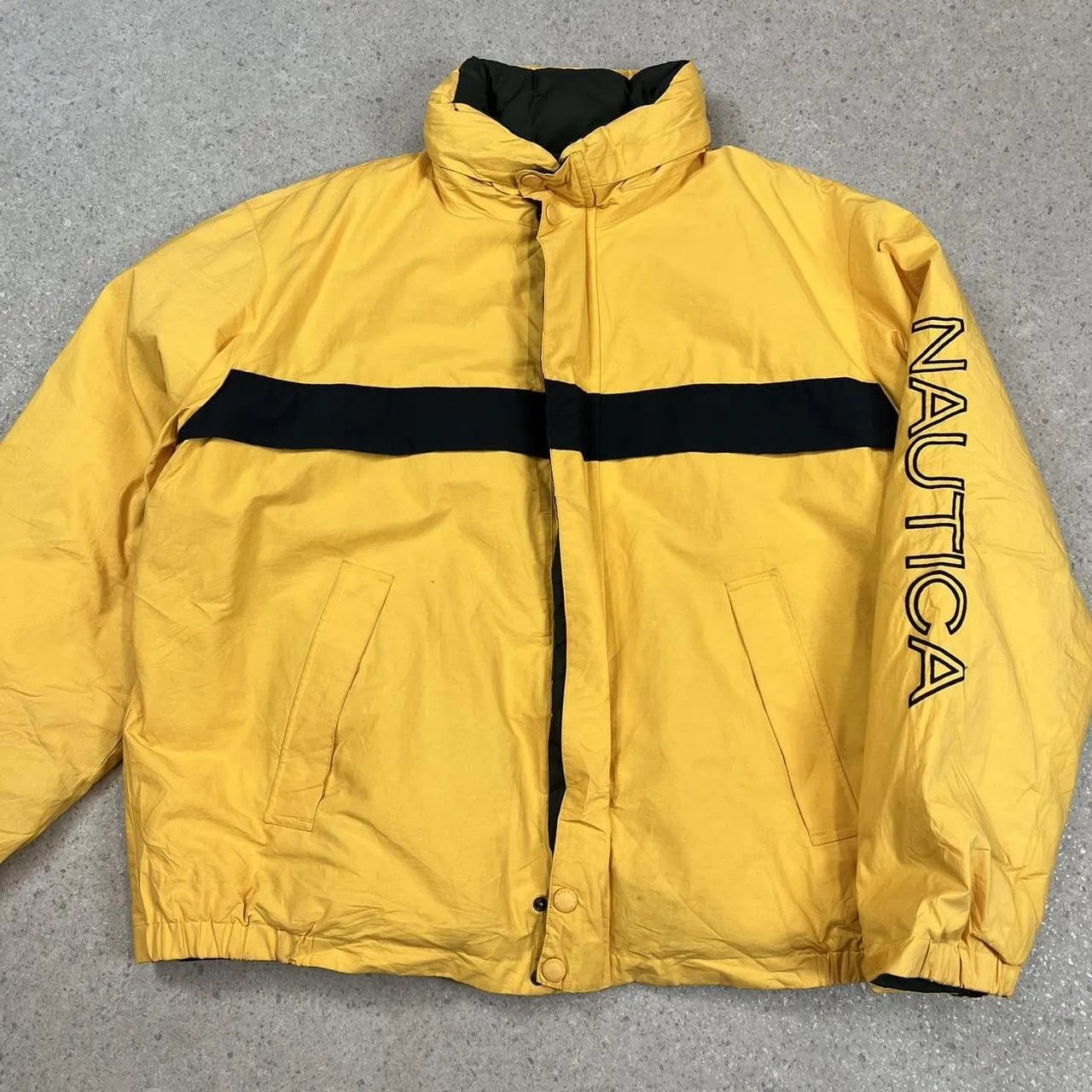 Vintage nautica puffer Jacket XL