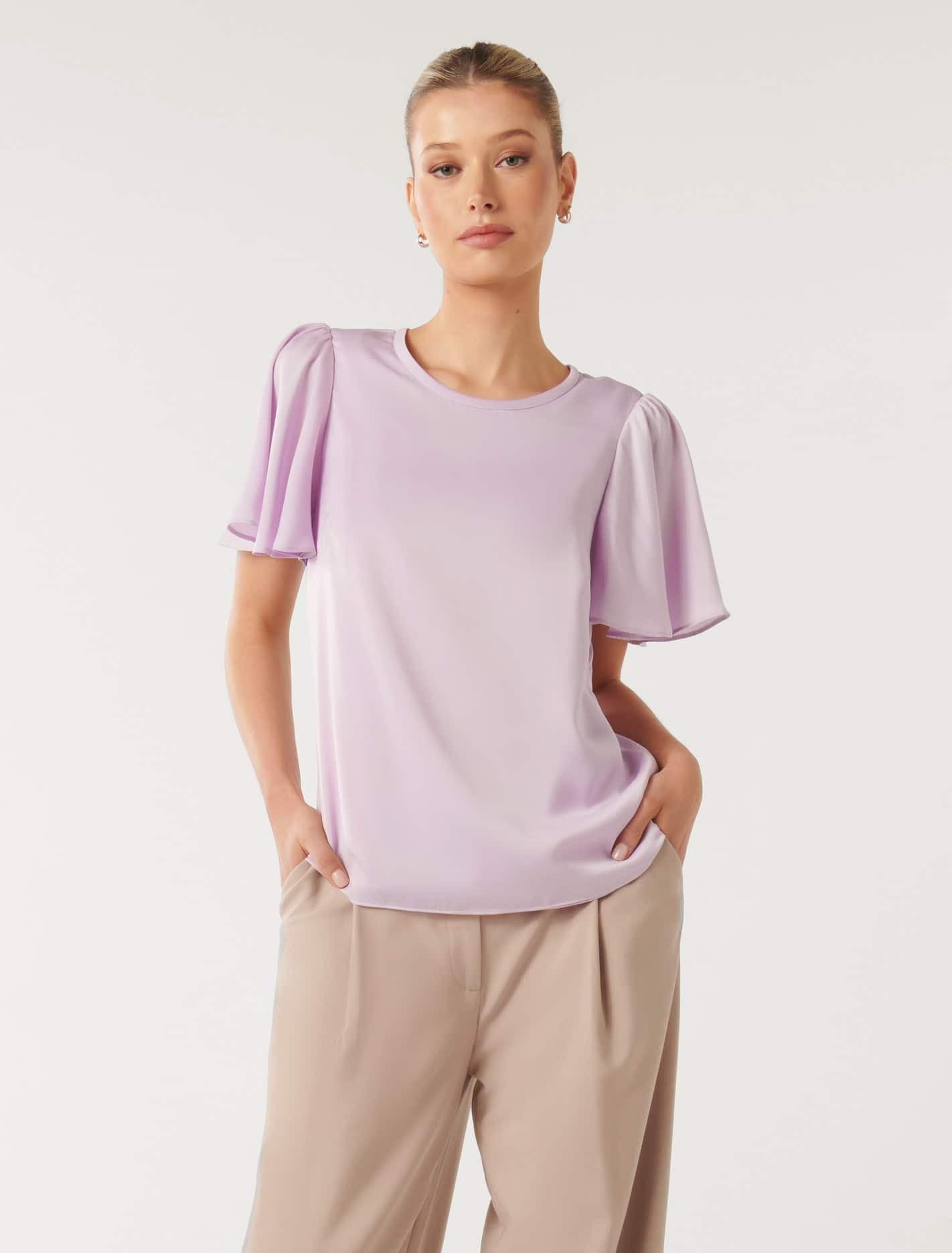 Wanda Woven Flutter T-Shirt