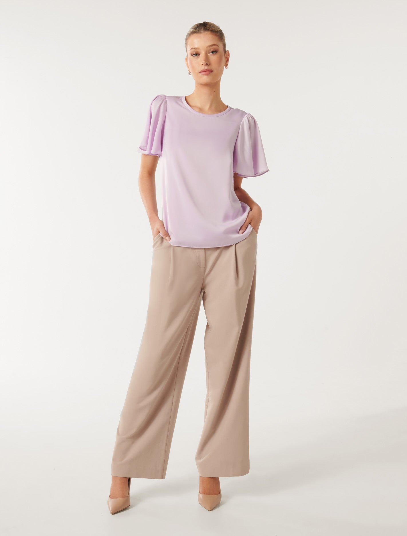 Wanda Woven Flutter T-Shirt