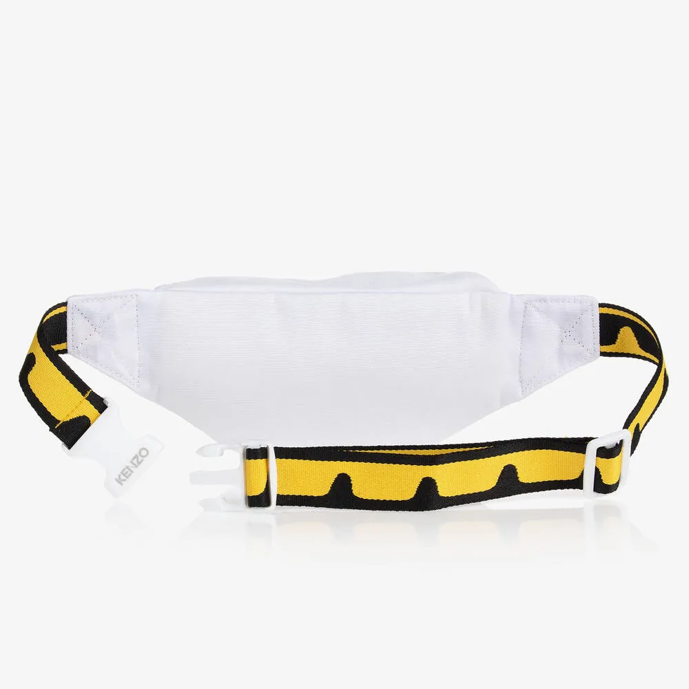 WHITE KOTORA TIGER BELT BAG (20C