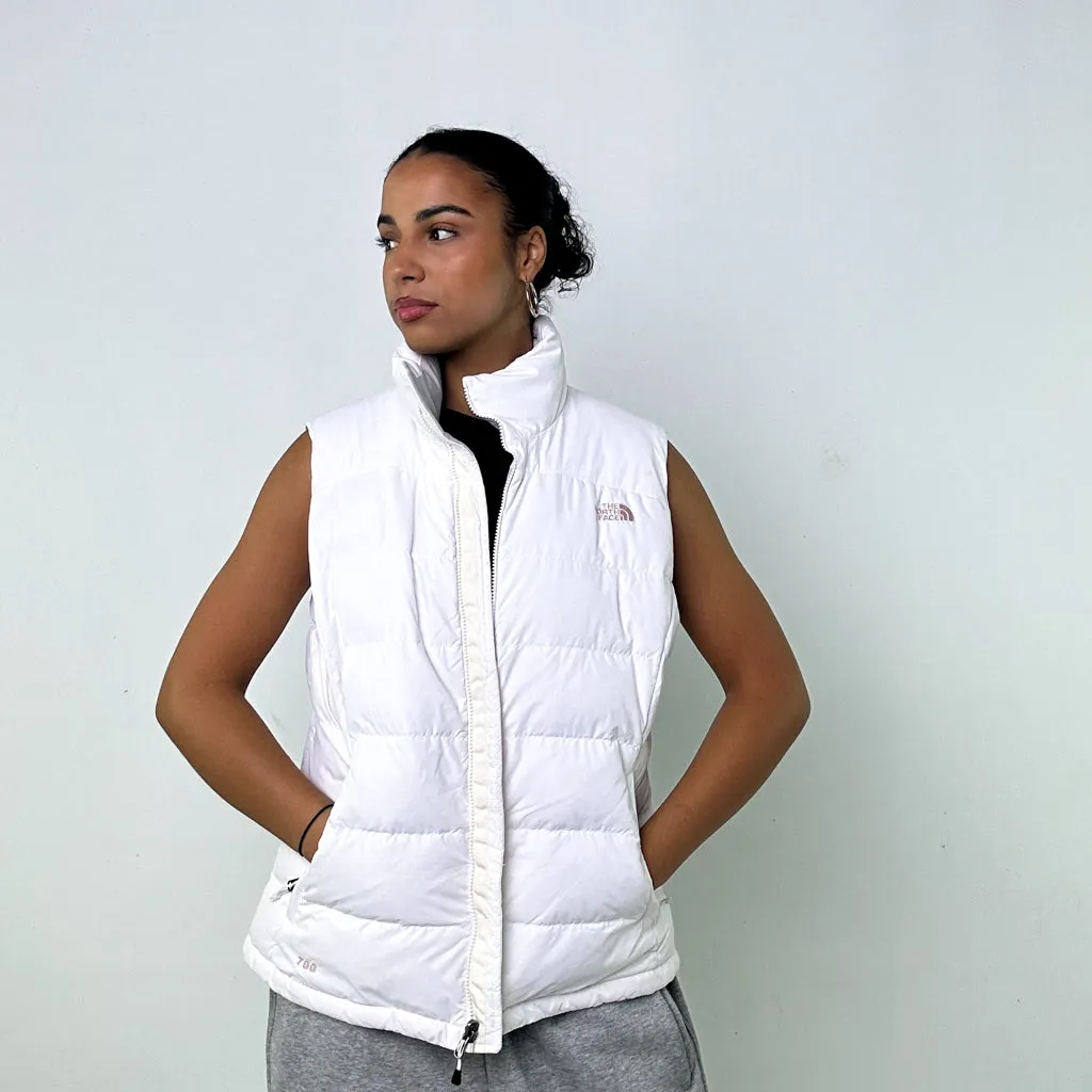 White y2ks The North Face 700 Series Puffer Jacket Coat Gilet (XL)