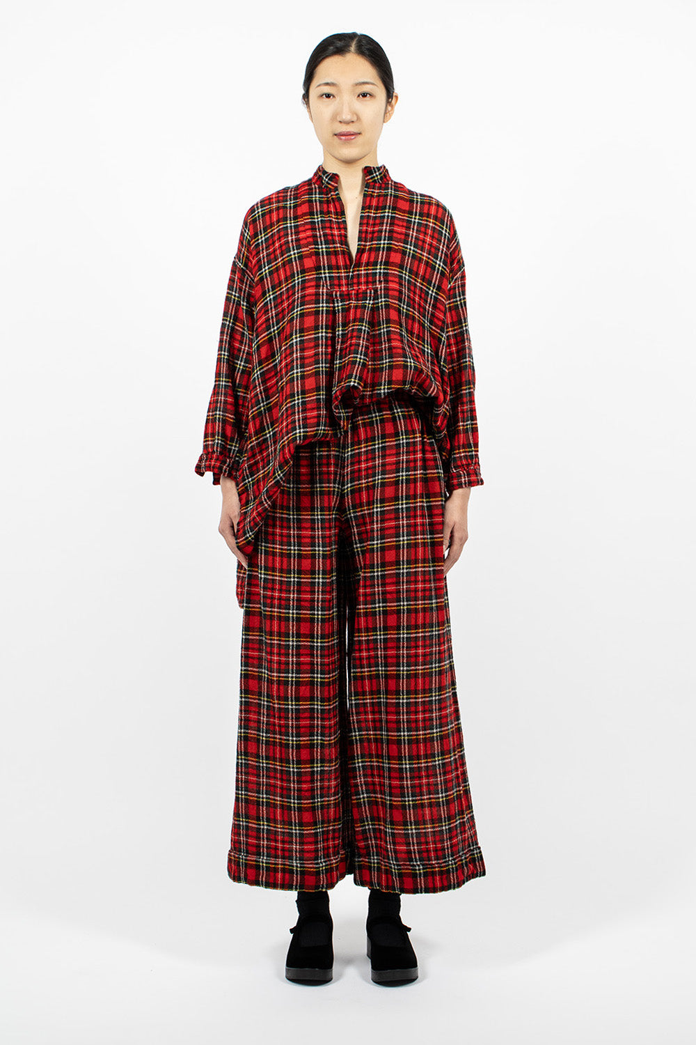 Wide Pyjama Trouser Tartan