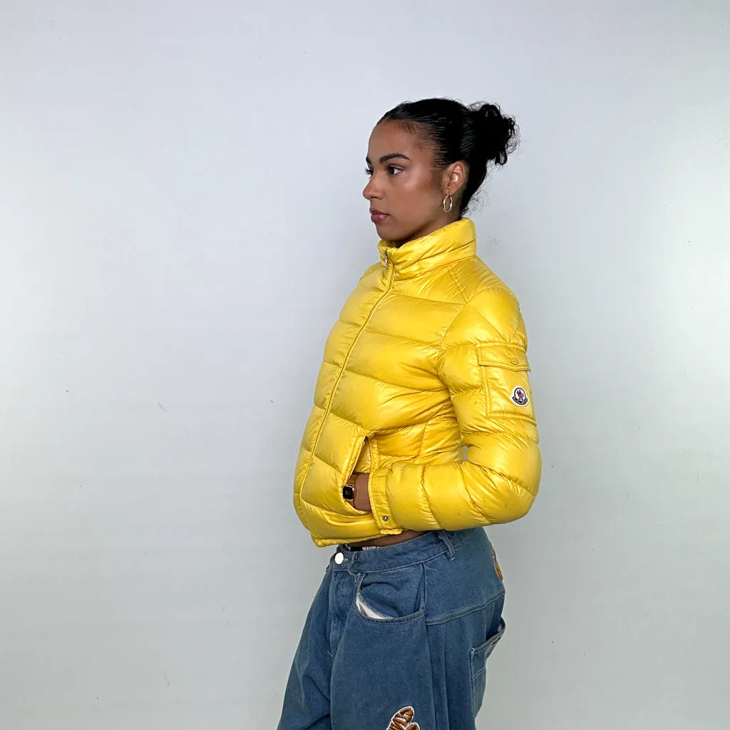 Yellow y2ks Moncler Puffer Jacket Coat (S)