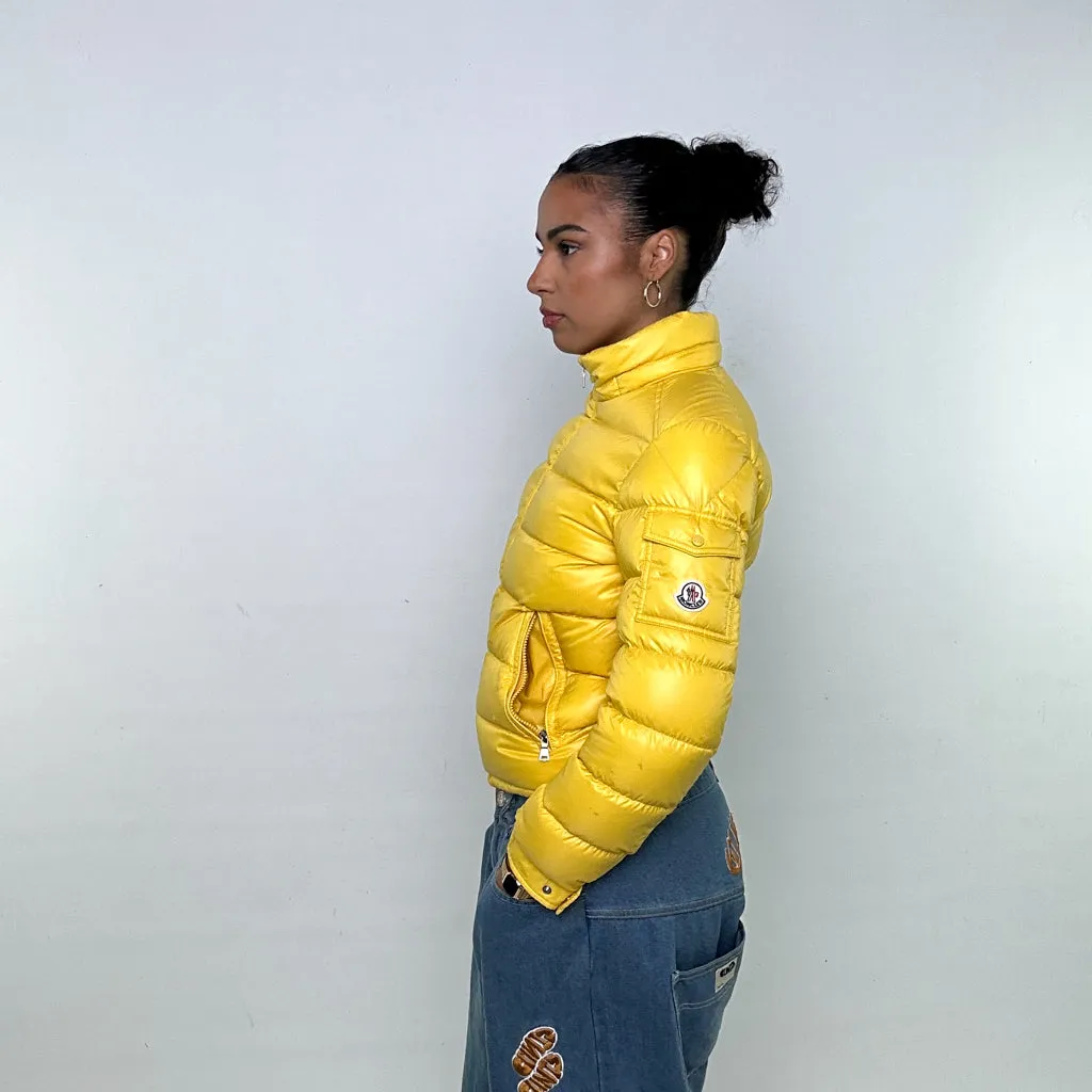 Yellow y2ks Moncler Puffer Jacket Coat (S)