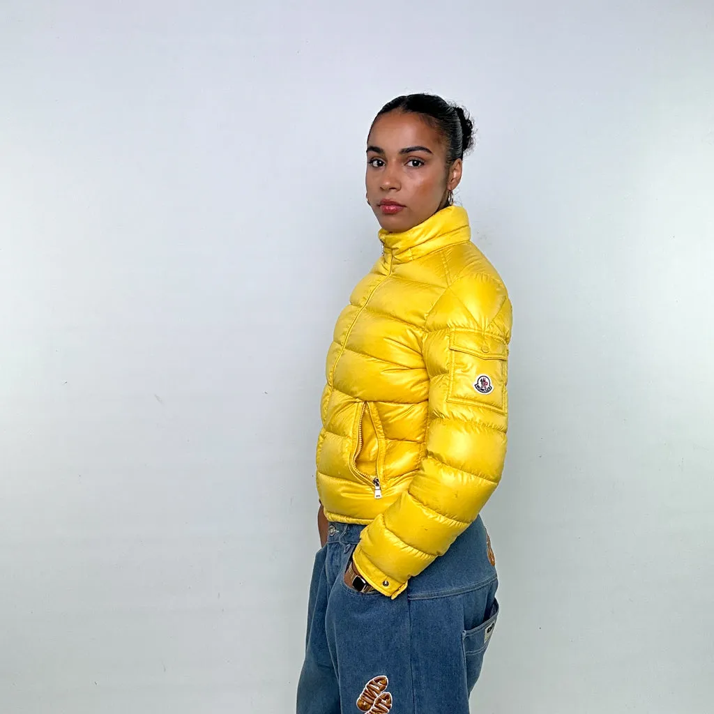 Yellow y2ks Moncler Puffer Jacket Coat (S)