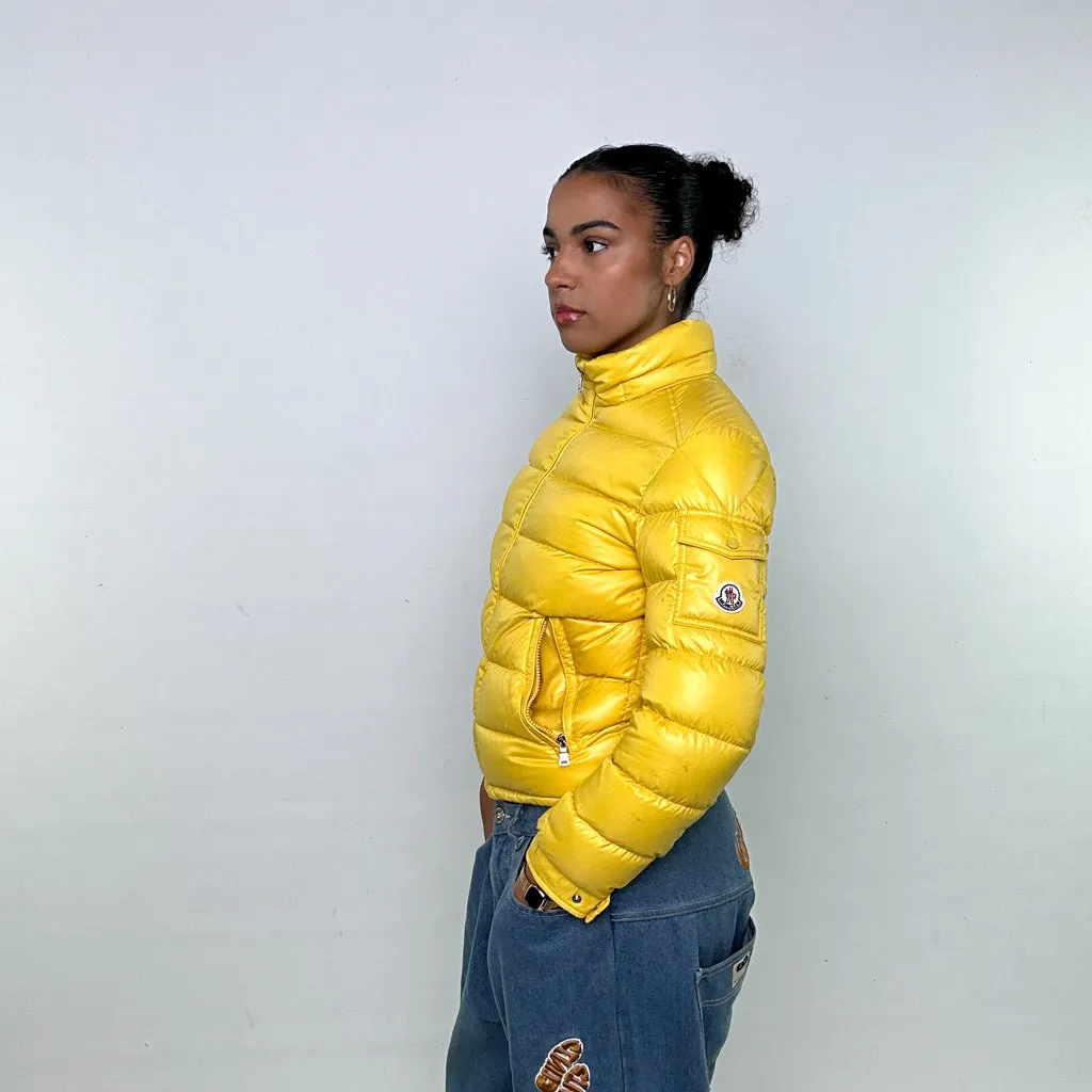 Yellow y2ks Moncler Puffer Jacket Coat (S)